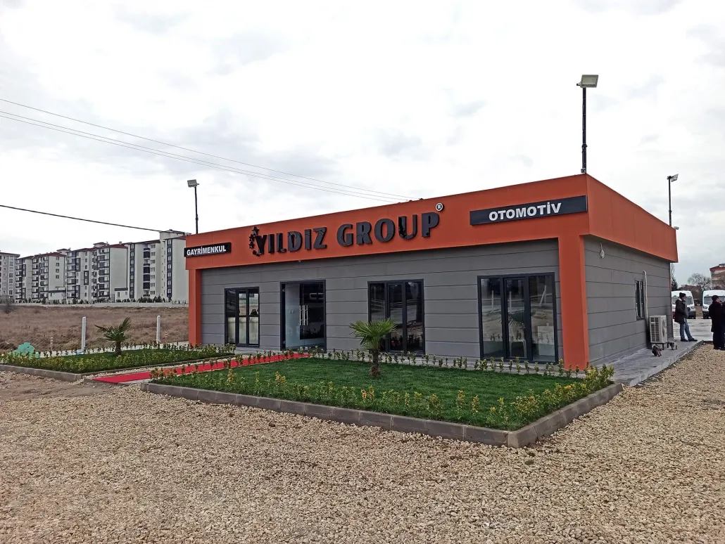 prefabrik ofis binası