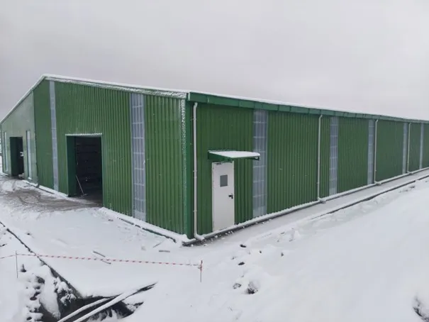 prefabrik hafif çelik depo