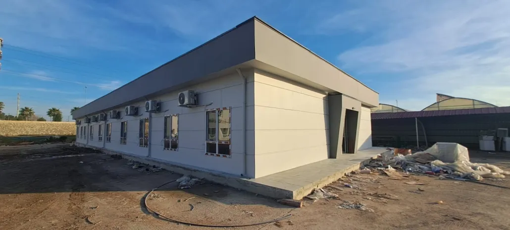 prefabrik özel idare binası