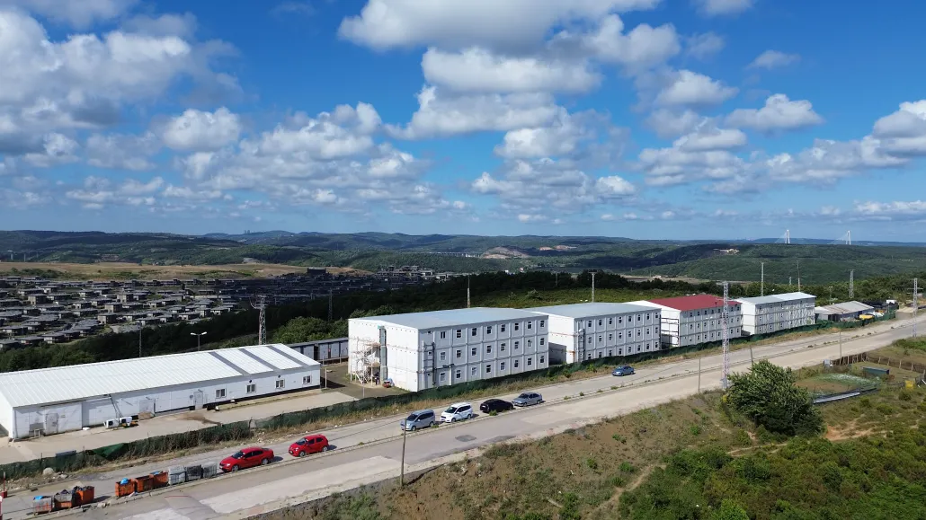 toplu konut şantiyesi