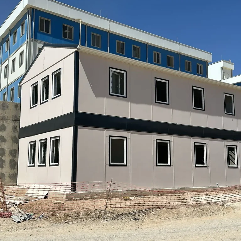 prefabrik idari okul binası